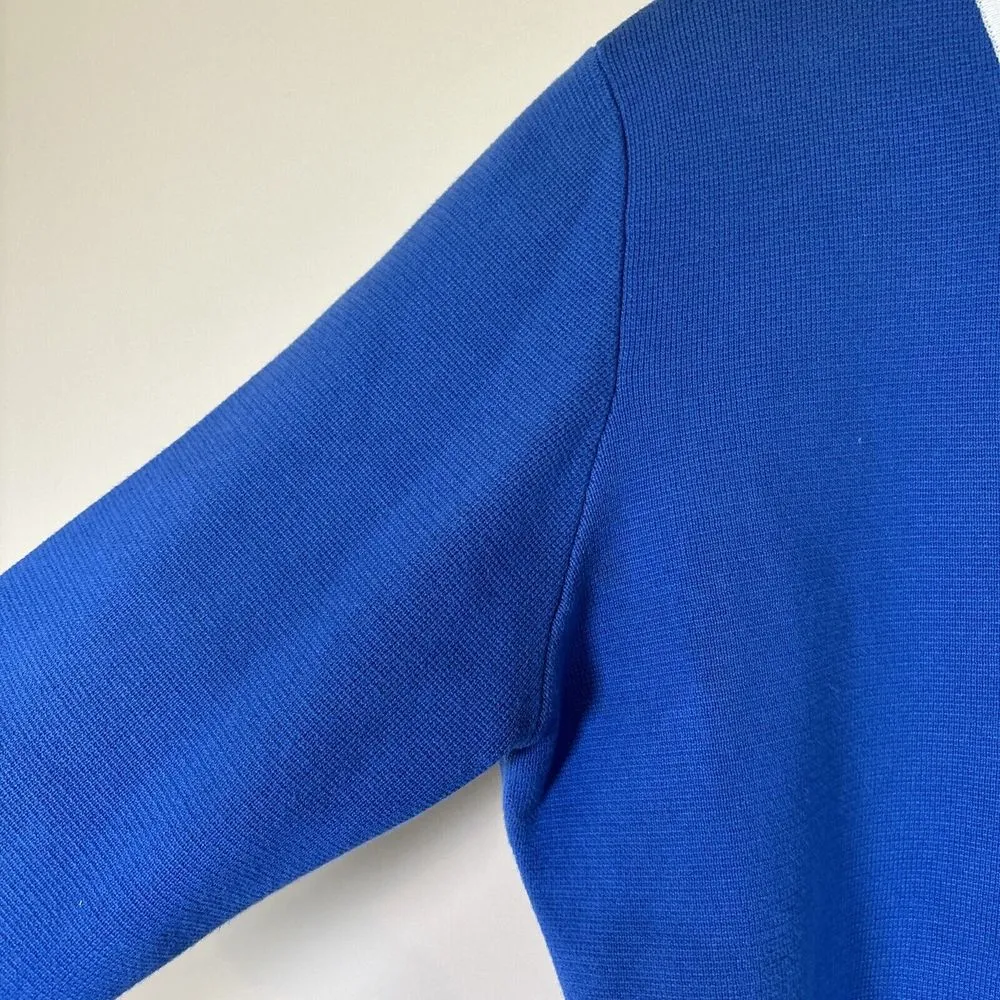 Pendleton  Cardigan Womens Small Blue White Trim Blazer‎ Button Front Cardigan - Image 3