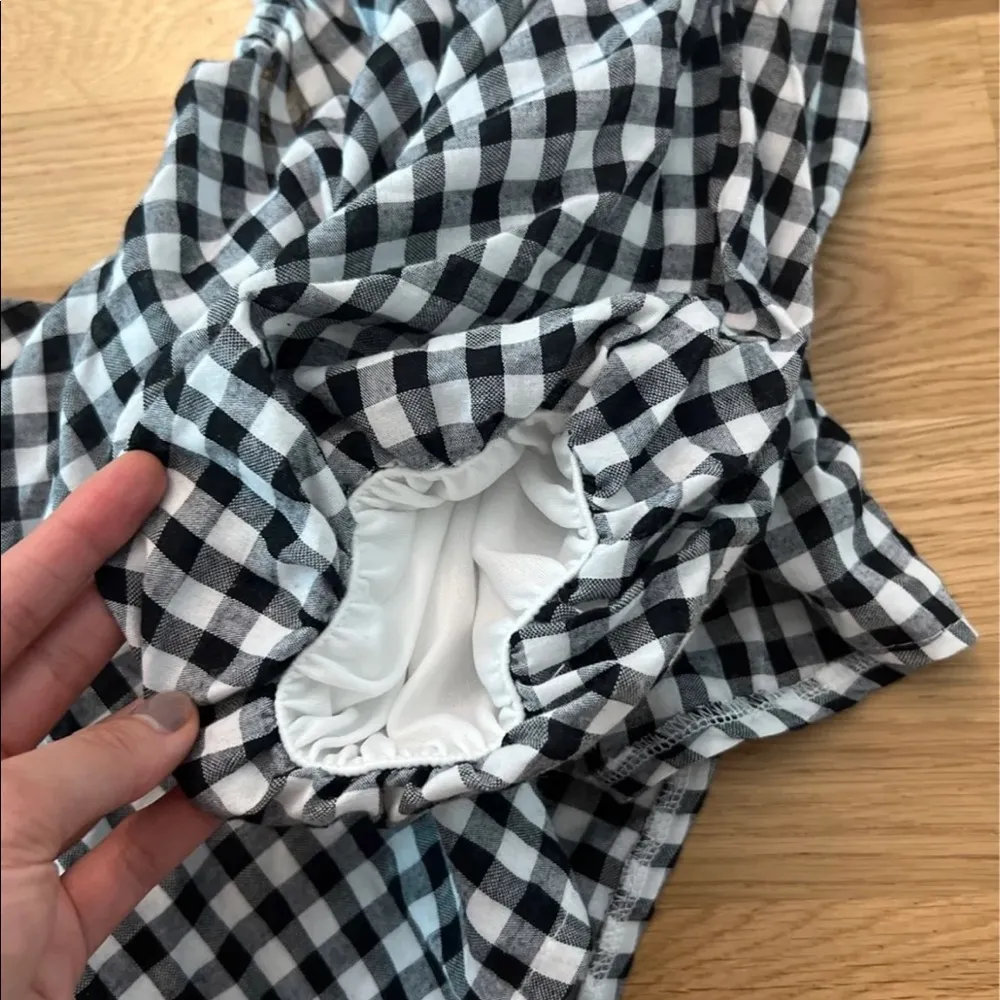 NWT LF off the shoulder checkered top - Image 6