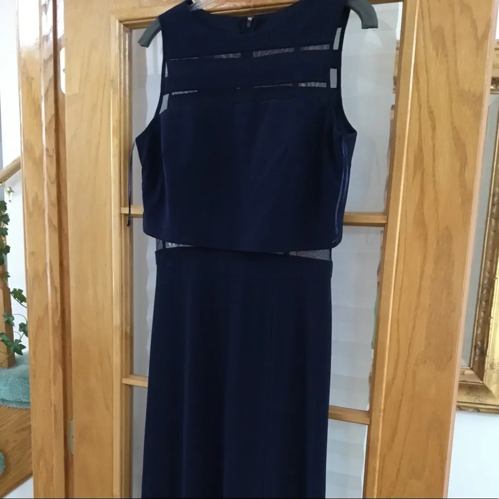 Maxi party dress,dark blue💙💙💙 Blue Size 6 - Image 3