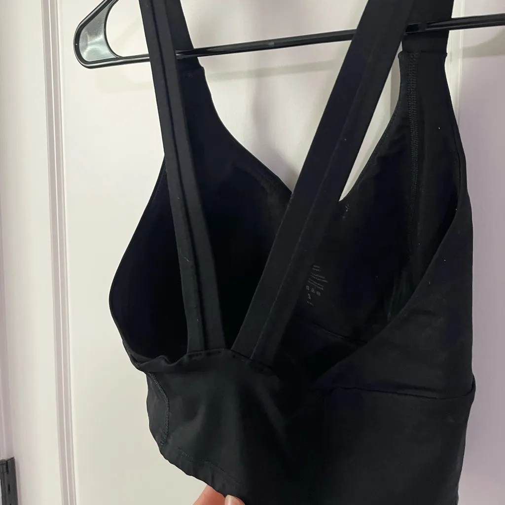 Nobull  Black Unpadded Long Line Bra- Black in Size Small - Image 5