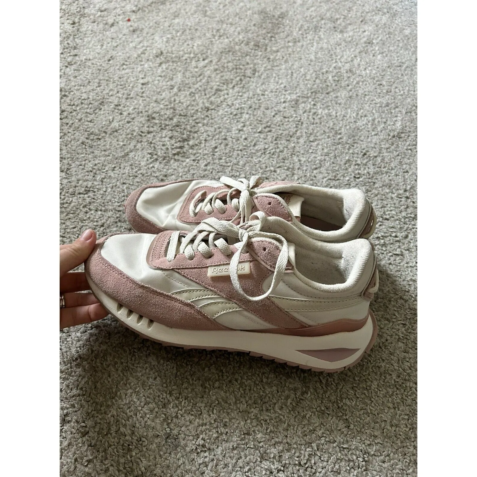 Womens Reebok Forte‎ Racer Sneakers Shoes, size 8 - Image 5