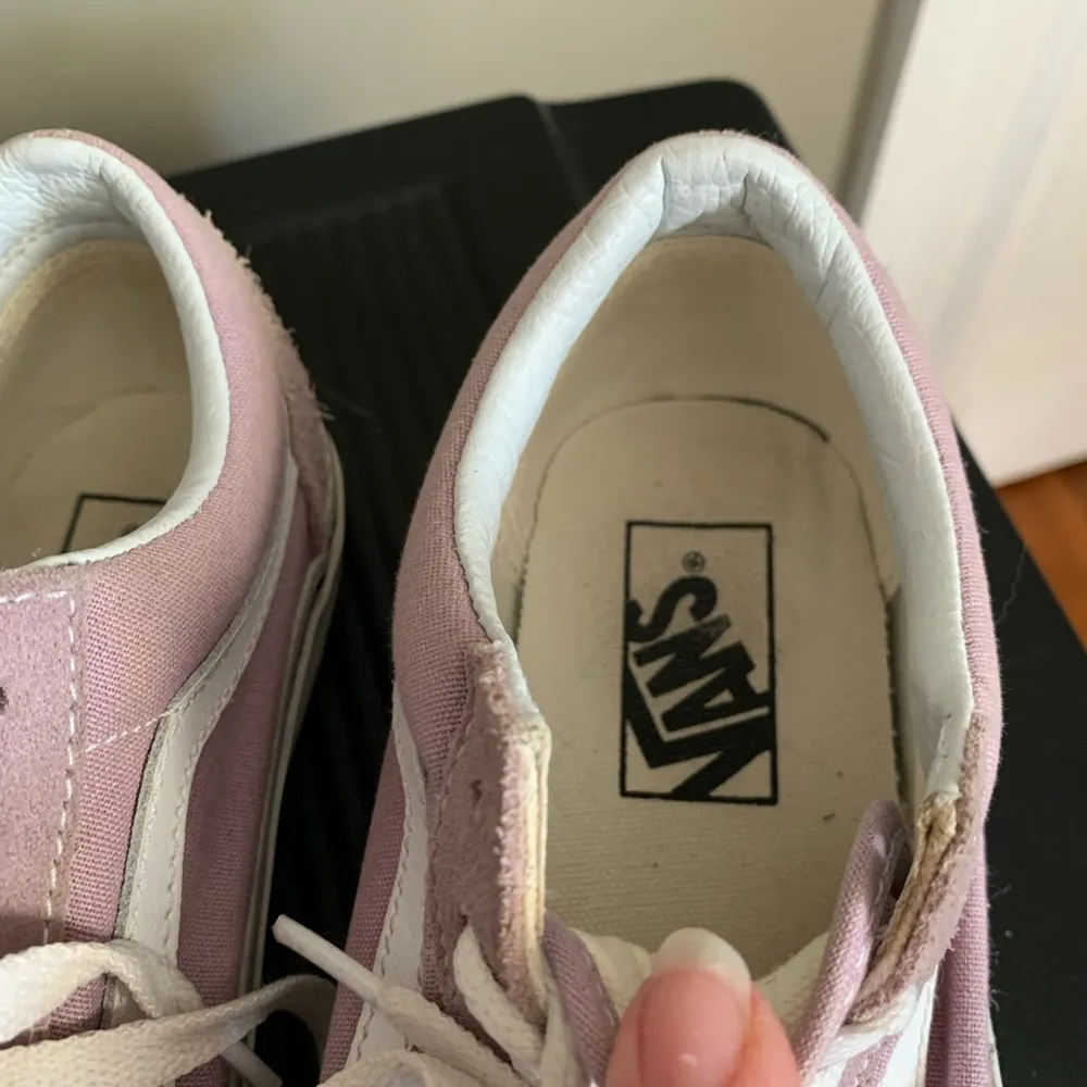 Vans Off the Wall purple and suede sneakers women’s size 6 - Image 7