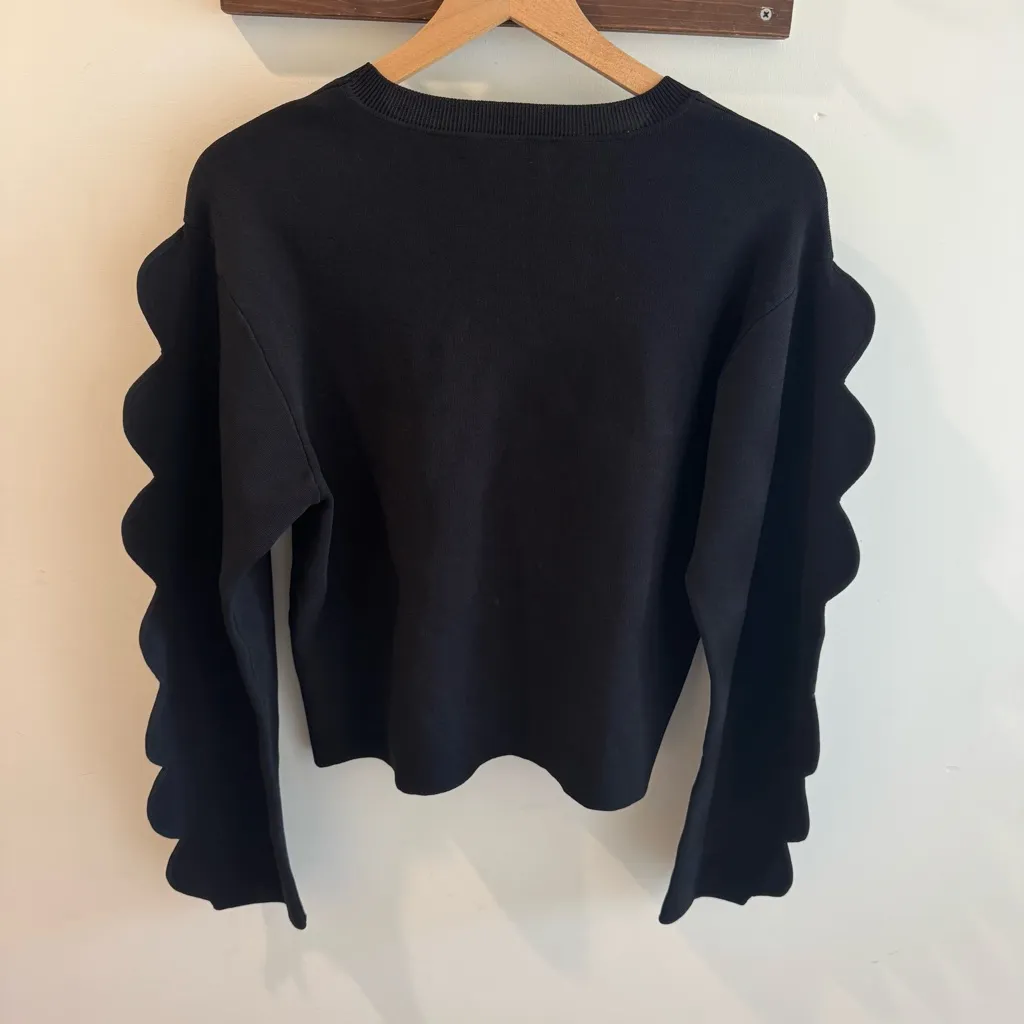 Ulla Johnson Noir Ivy Pullover Sweater Large - Image 7