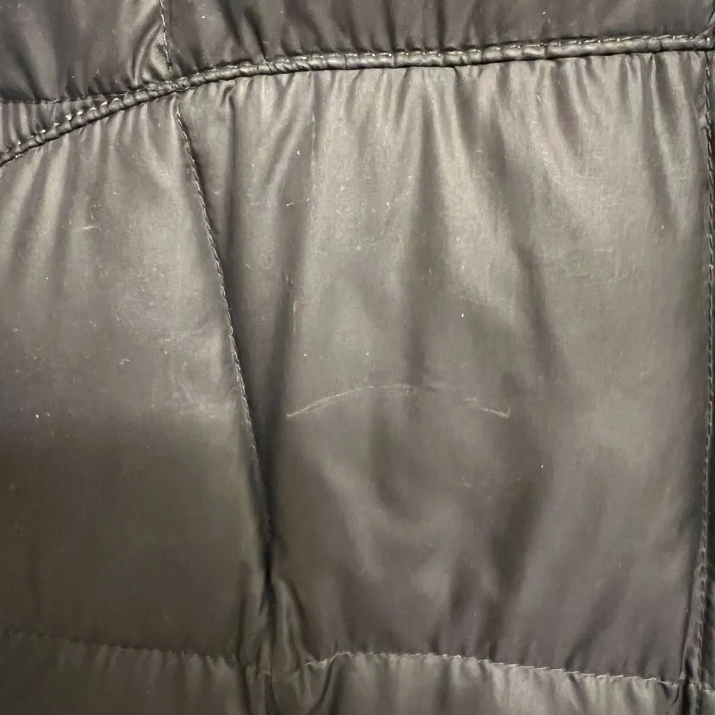 The North Face 600 Down Metropolis Puffer Parka Jacket Womens BLK Hooded Small - Image 8