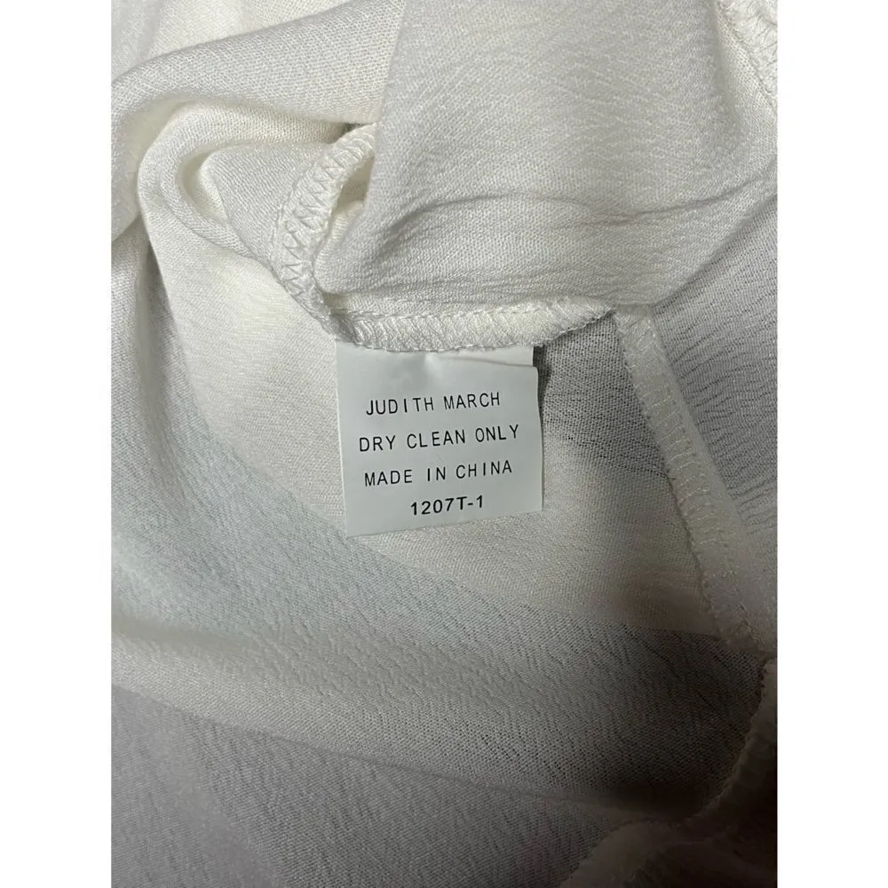 Judith March oversized low shoulder daisy top sz small - Image 6