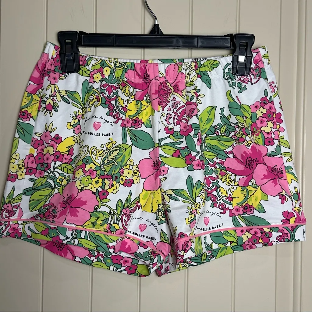 Favorite Daughter x Roller Rabbit "Breakfast in Bed" Polo Pajama Set XS NWOT - Image 12