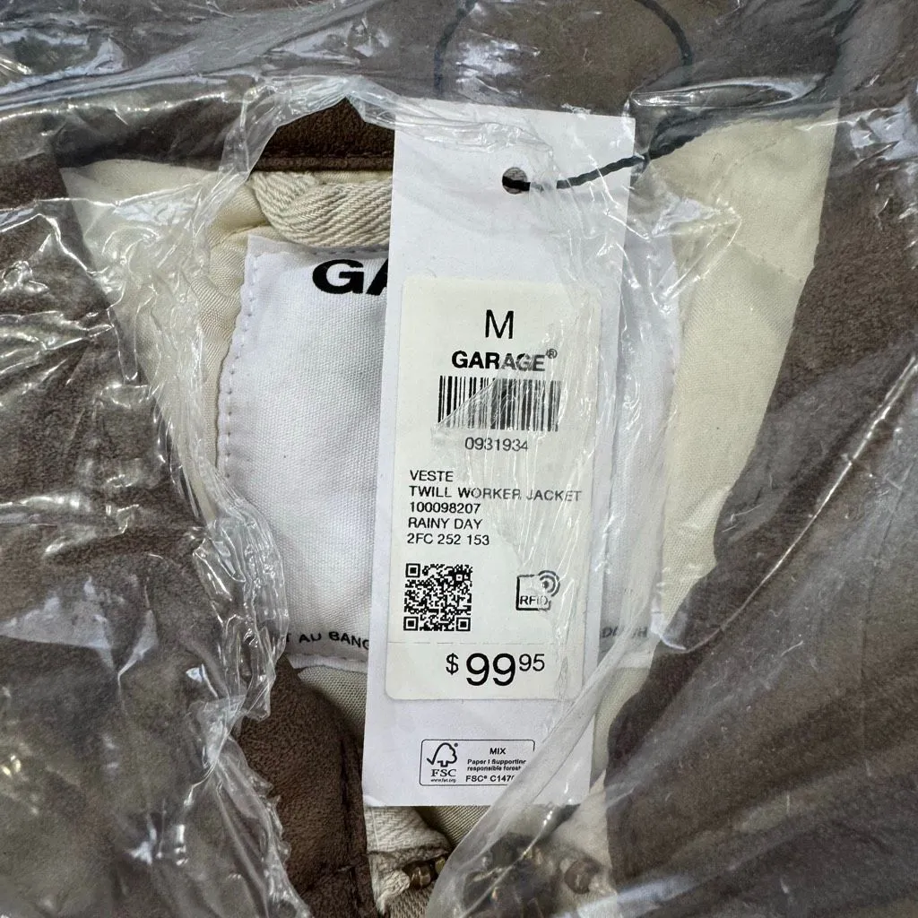 Garage  Twill Worker Jacket Rainy Day Beige - Image 6