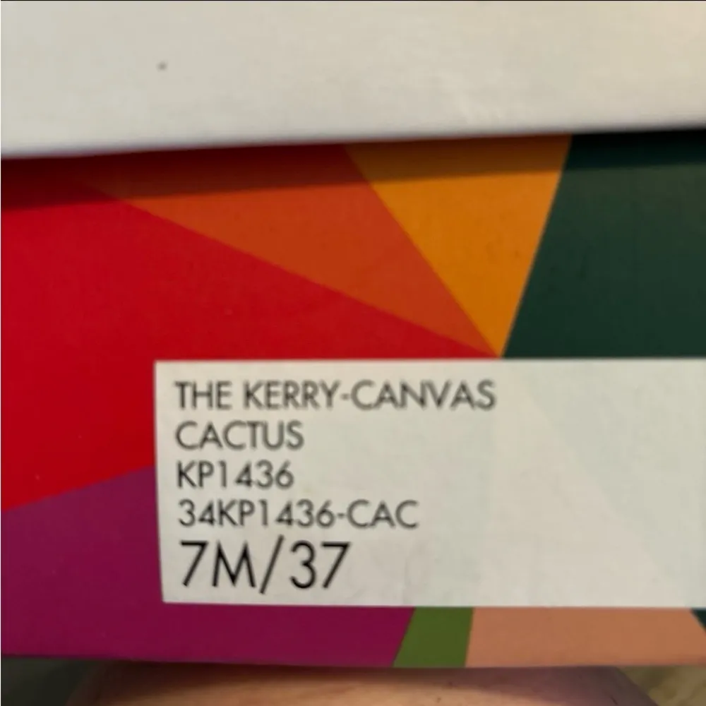 Katy Perry Canvas Slip On Sequin Cactus size 7 - Image 3