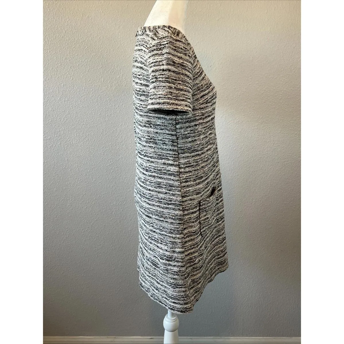 Loft Tweed Mini Dress Gray Size XS - Image 2