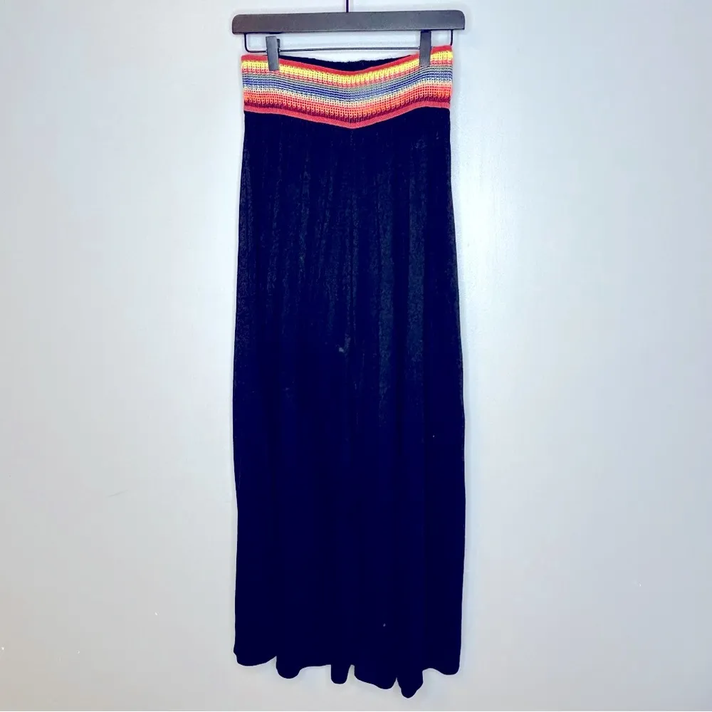 Pitusa Wide Leg Palazzo Pants Black Size undefined - Image 2