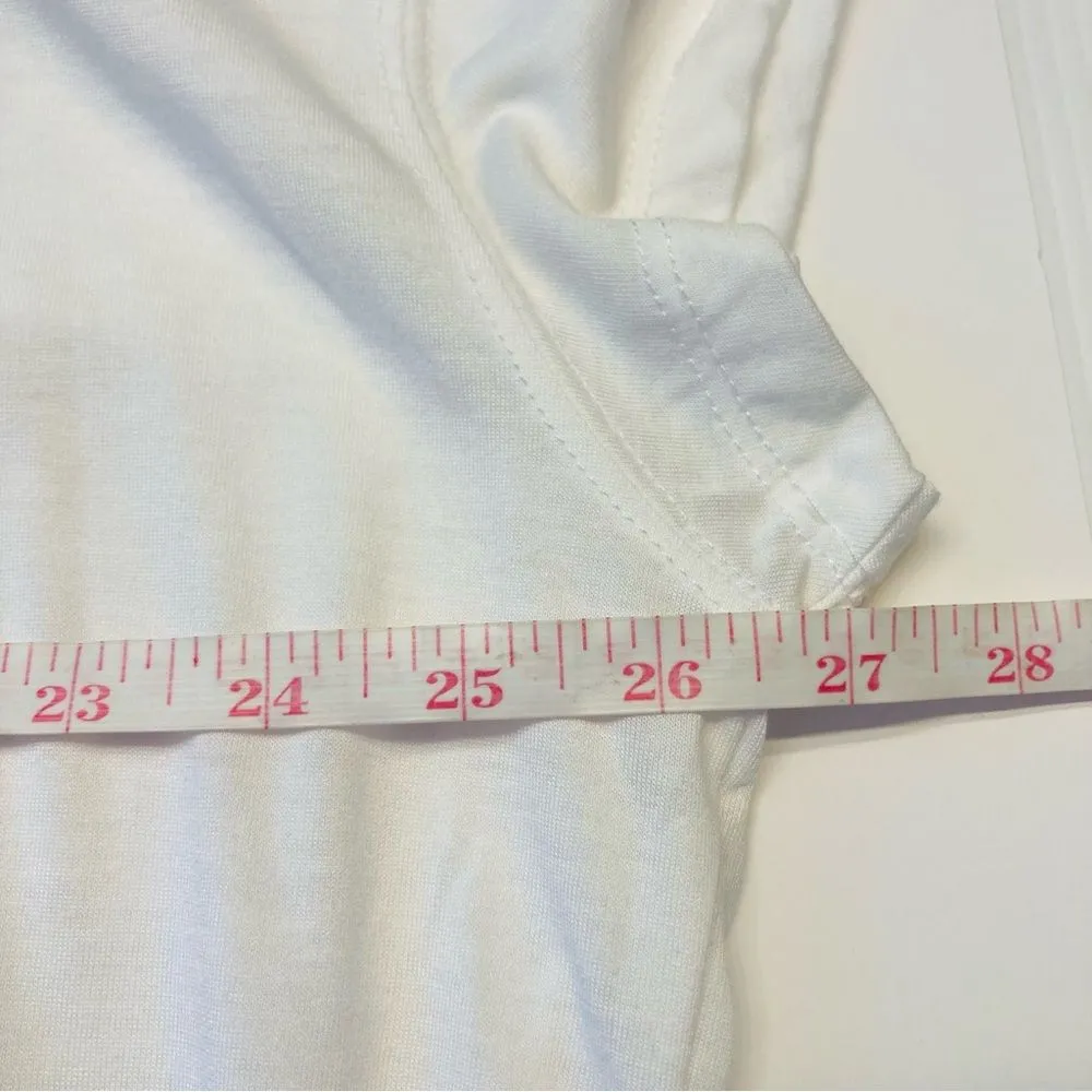 Friends TV Show Short Sleeve Sleepshirt Graphic Cast Print XL Oversized White‎ White - Image 8