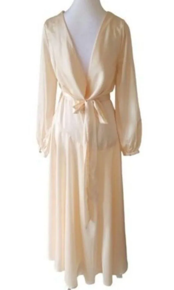 NASTY GAL COWL BACK STEAL THE SPOTLIGHT CREAM MAXI DRESS - Image 6