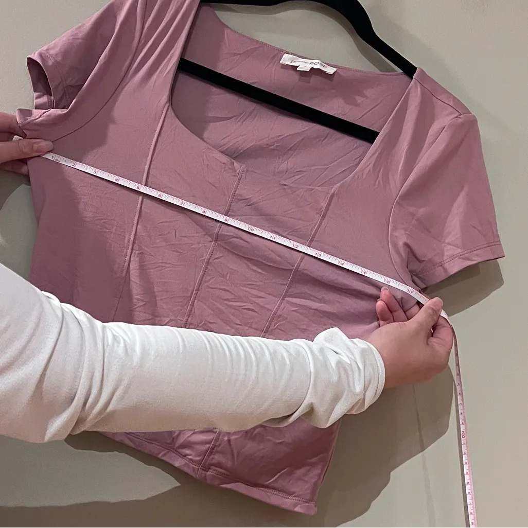 Pink Rose Pink Short Sleeve Top - Image 5