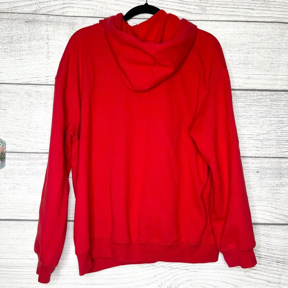 Disney Merry Stitchmas Juniors Pullover Hooded Fleece Sweatshirt Hoodie Size XXL - Image 10