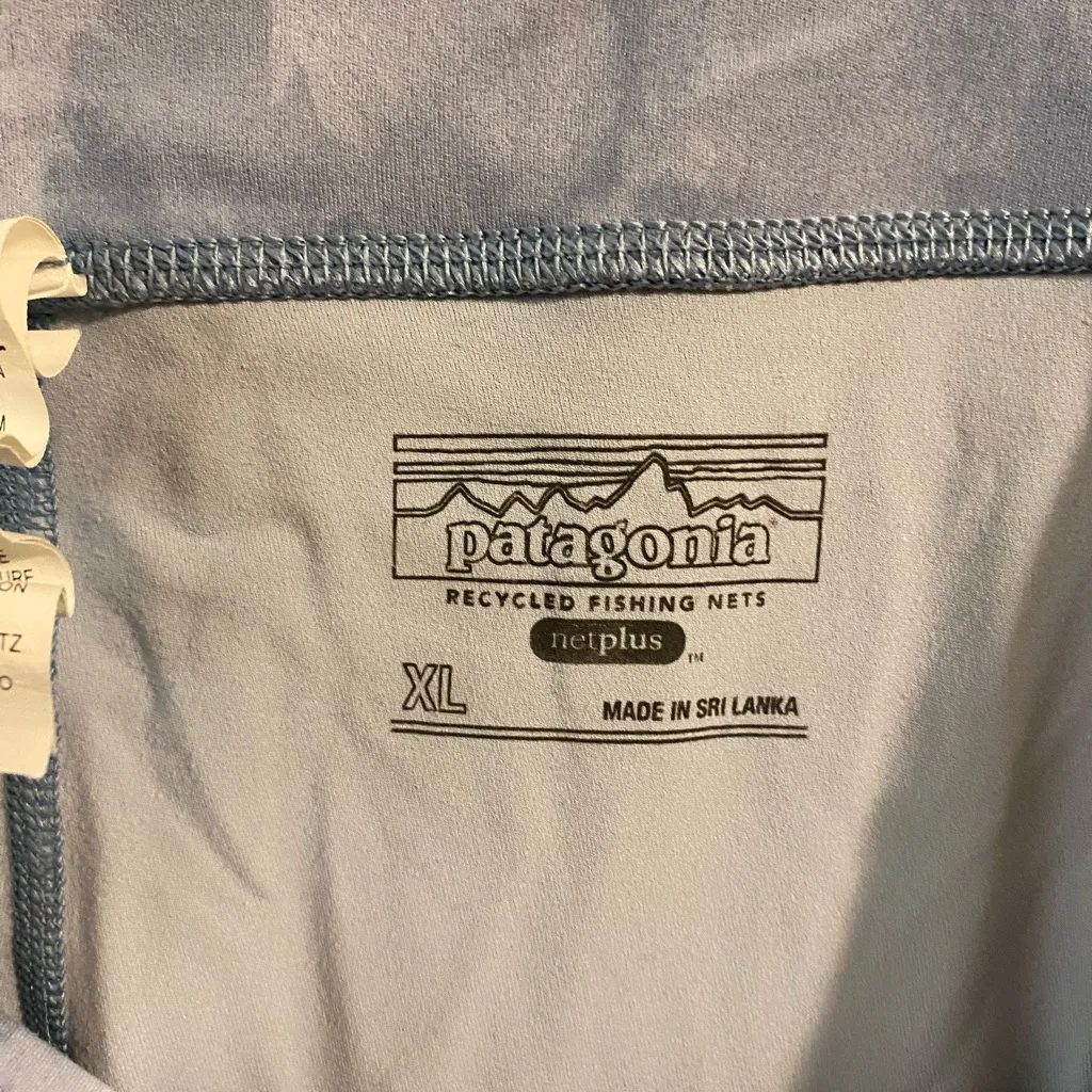 Women's Blue NetPlus Patagonia Maipo Leggings Cropped Leggings Size XL - Image 4