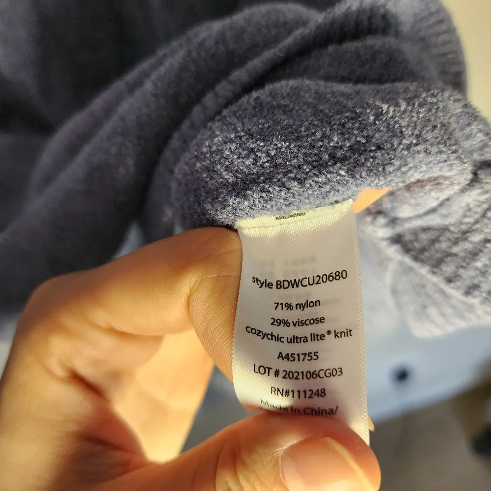 Barefoot Dreams Cozy Chic Coastal Cowl Neck Tunic Sweater - Image 2