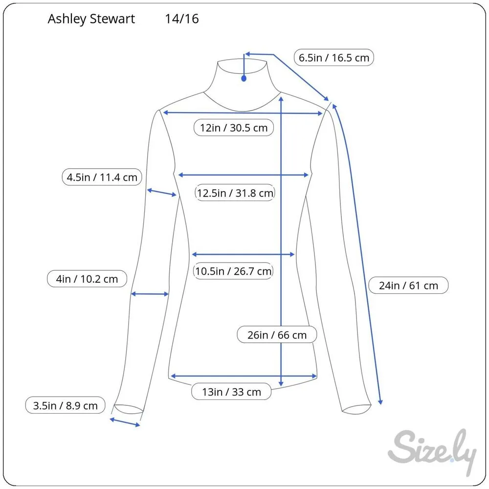 Ashley Stewart Women's Ribbed Turtleneck Sweater 14/16 - Image 2