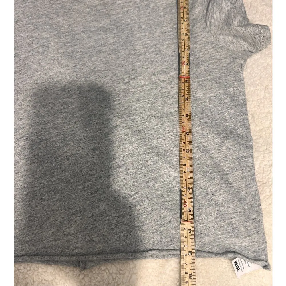 Paige Gray Crewneck Tee Sz XS - Image 5
