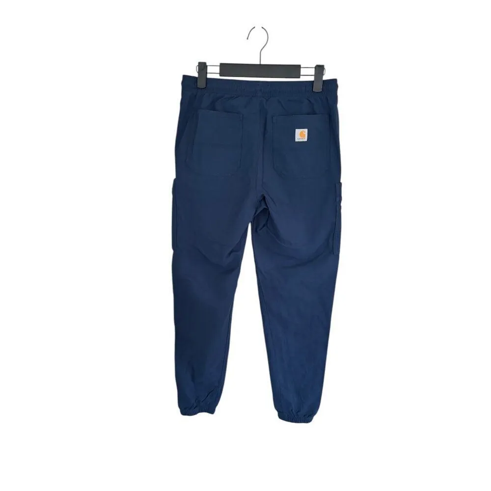 Carhartt Mens Regular Fit Navy Cargo Jogger Pants Nylon/Spandex With Drawstring - Image 6
