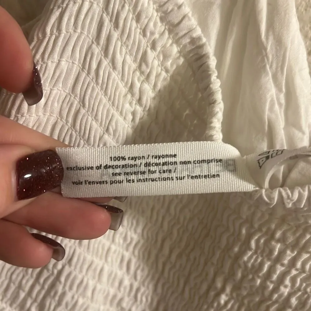 ✨Aeropostale × Bethany Mota Limited Edition White Sz Large Dress✨ - Image 10