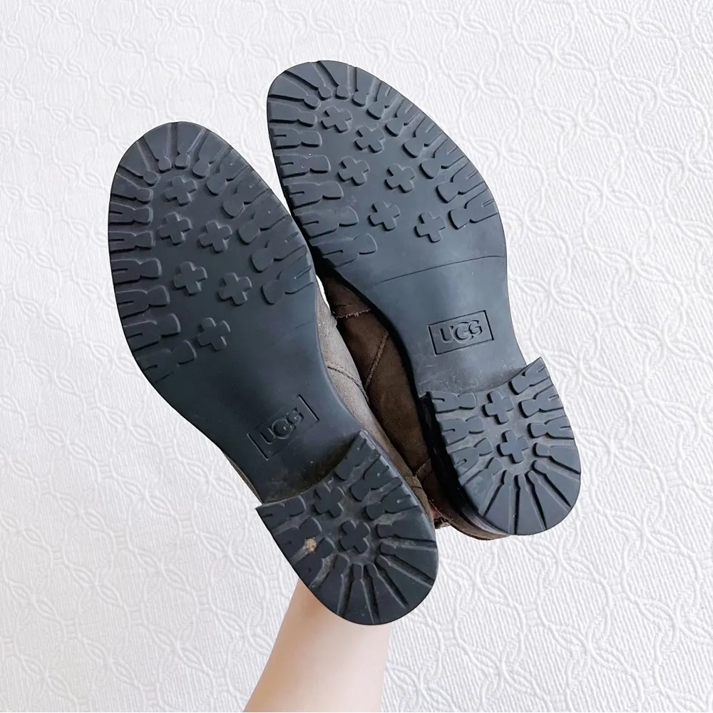 UGG • Aureo II Suede Ankle Boot bootie waterproof Slate grey leather zip - Image 13