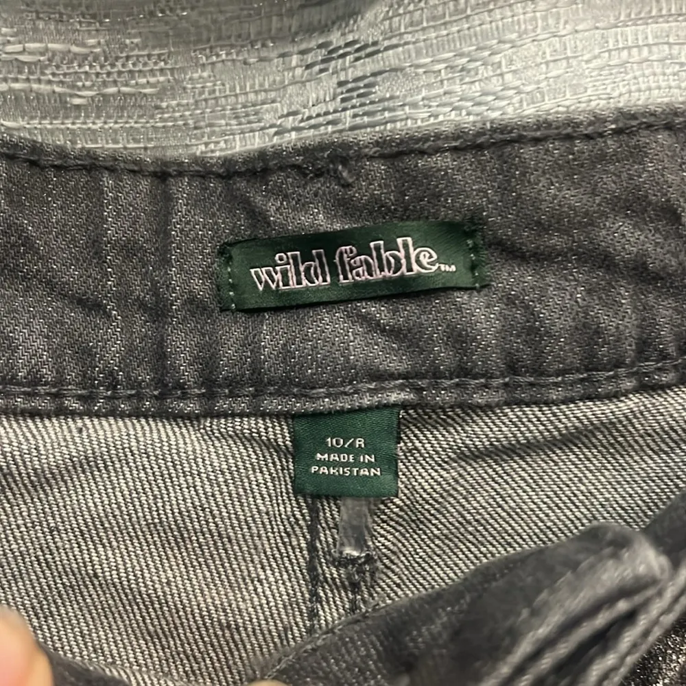 New 10 - Wild Fable High Rise Baggy Jeans Denim Wide Leg Silver Metallic Wash - Image 13