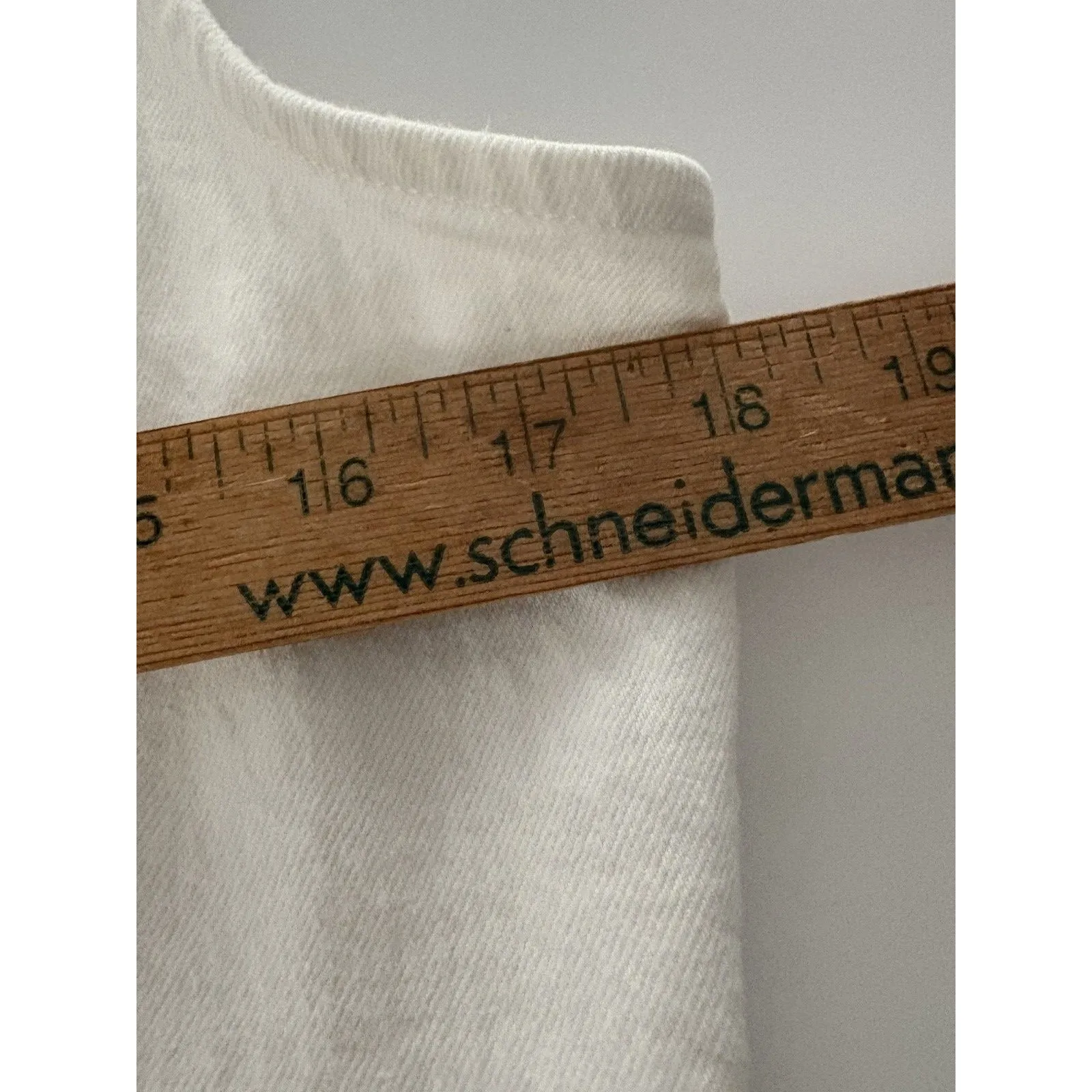 Reformation Jeans Vest Womens Size 10 White Cher Denim Button Up Vest Festival - Image 11