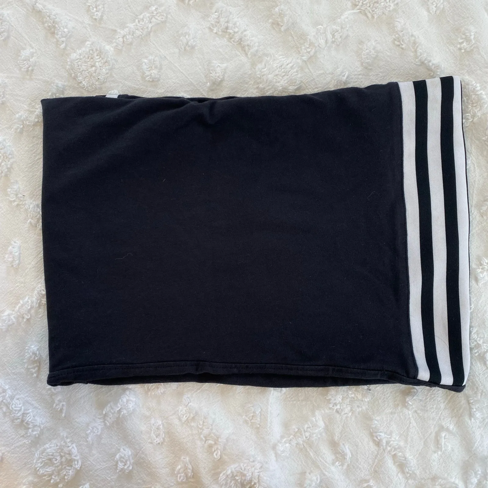 Adidas Tube Top Womens Size Small Blokecore Streetwear Athleisure Black White - Image 2