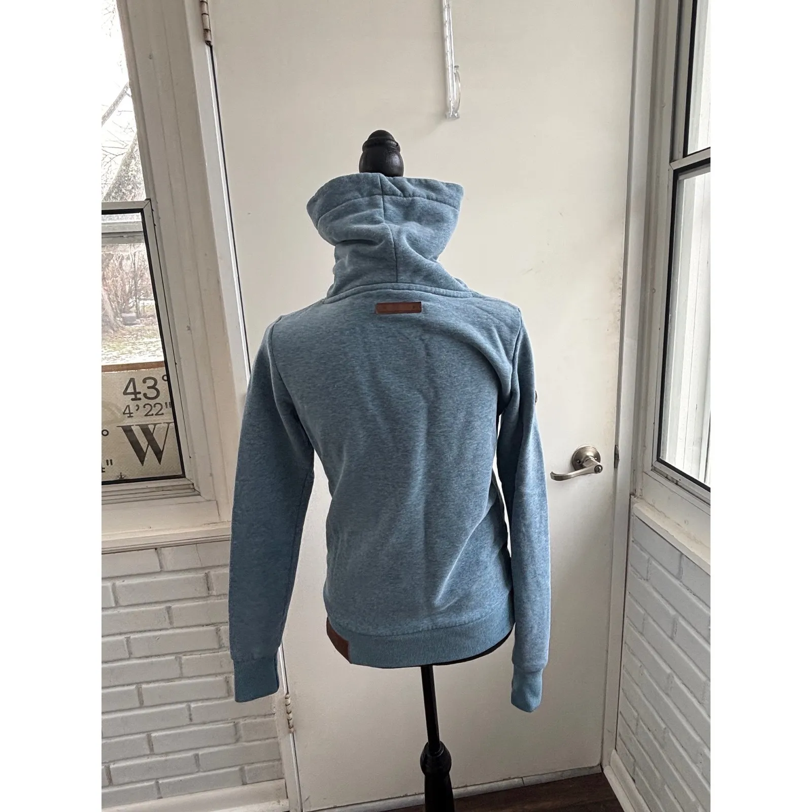 NAKETANO Darth Hoodie Sweatshirt small athleisure layered hiking outdoors - Image 9