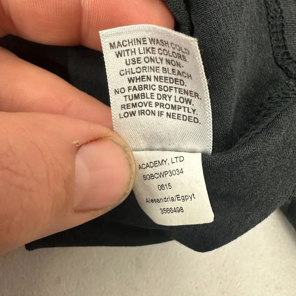 Bcg Plus Size 3X Black Long Sleeve V Neck Active Top Polyester Made In Egypt - Image 5