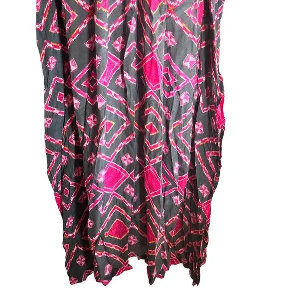 Rujuta Sheth‎ Marie Cinch Kaftan Diamond Print OS Boho feminine - Image 8
