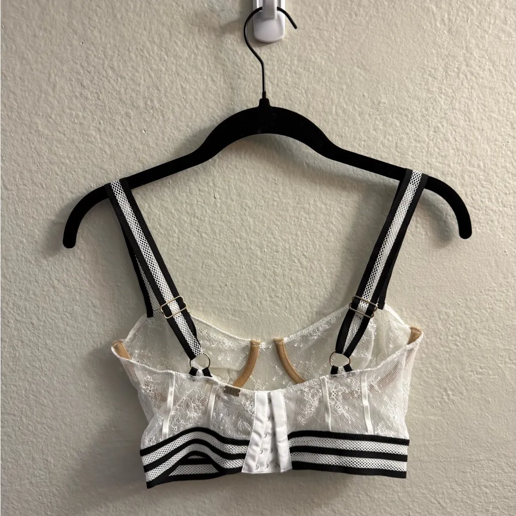 For Love & Lemons Skivvies Julienne Lace Underwire Bra  Size XS Intimates Bridal - Image 5