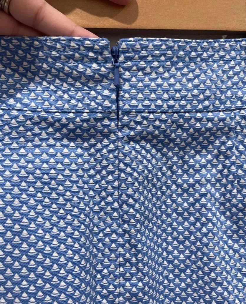 Talbots Blue Sailboat Mini Skirt - Image 4