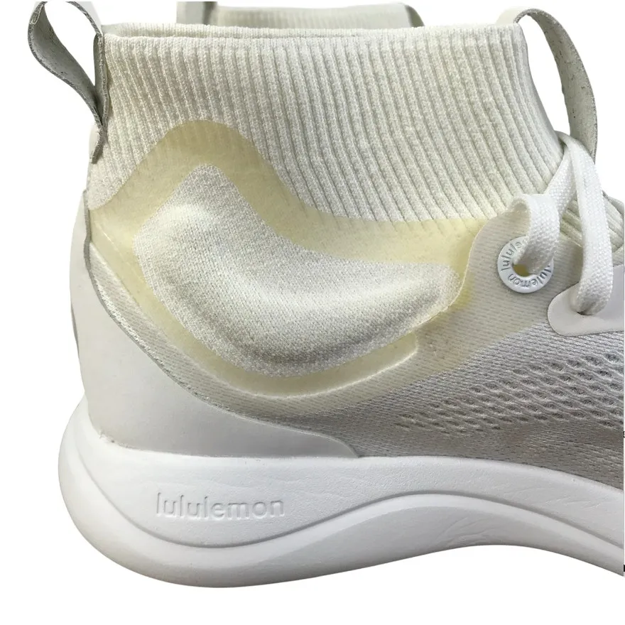 LULULEMON Chargefeel Workout Mid White Sneaker W 8.5 Run Lifestyle Gym Travel - Image 6