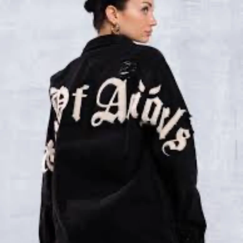 CITY OF ANGEL Cream Font Shirt Jacket M Size M - Image 2