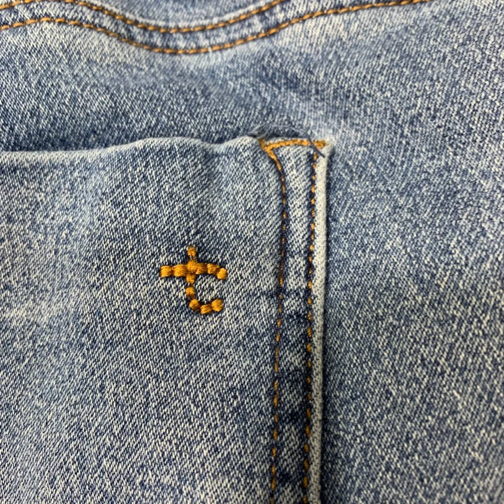 True Craft Women’s 16W Stacked Waist Skinny Jeans Blue Stretch Denim Plus Size - Image 8