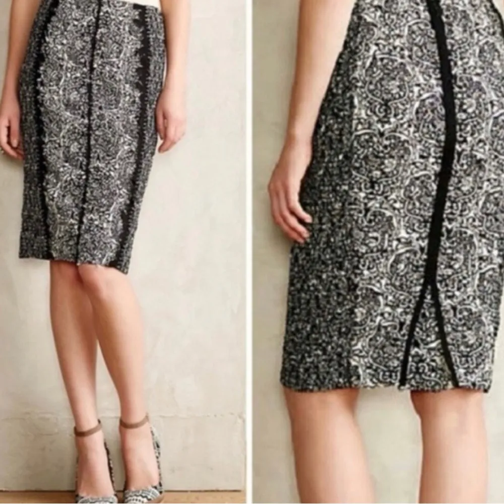 Beguile Pencil laser cut Skirt by Byron Lars  Size 2 NWT 🥰 ⭐️ - Image 2