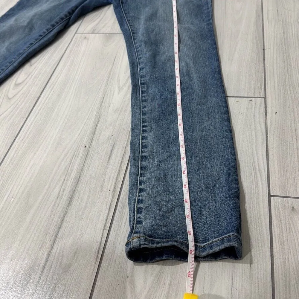 Lauren Ralph lauren cotton jeans size 6   Unique green trim design - Image 5