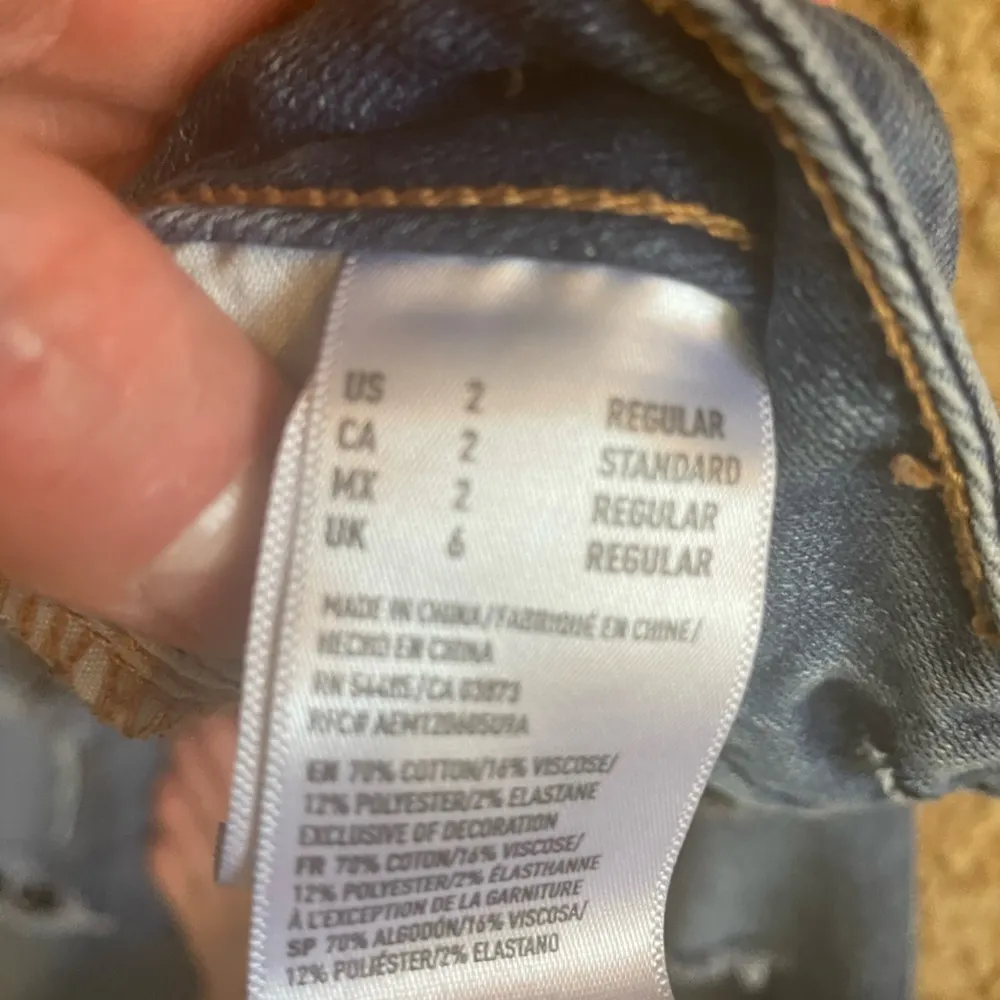 Size 2  Stretch Jeggings - Image 6