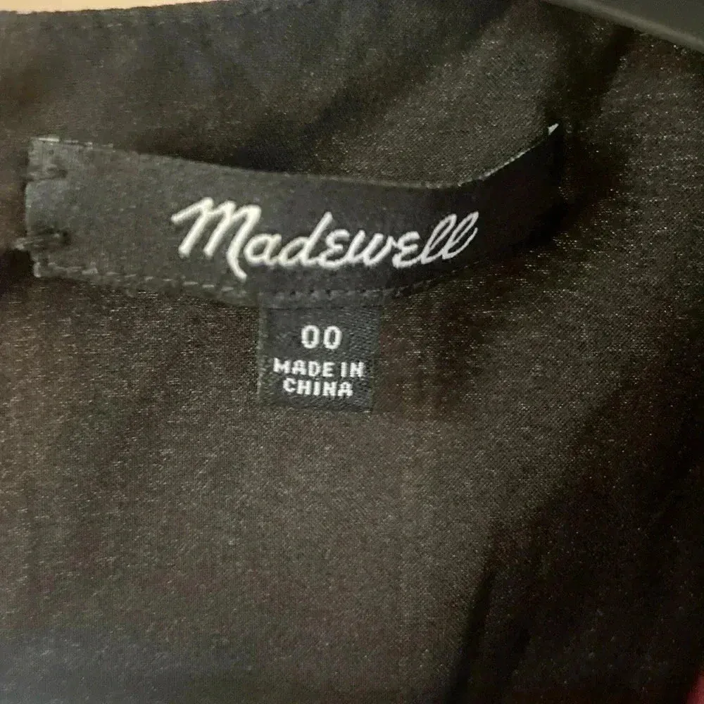 Madewell Wrap-Around Maxi Dress‎ in Stockdale Stripe Maroon Navy Size 00 ($178) - Image 13