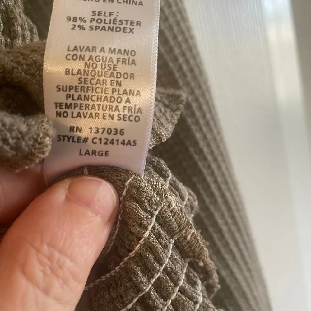 Altar'd State women's long sleeve puff sleeve crop top size Large - Image 7