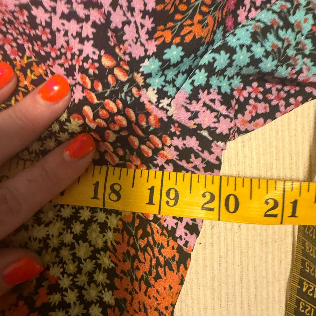 Karlie Purple Pink Long Sleeve Sundress Large - Image 4