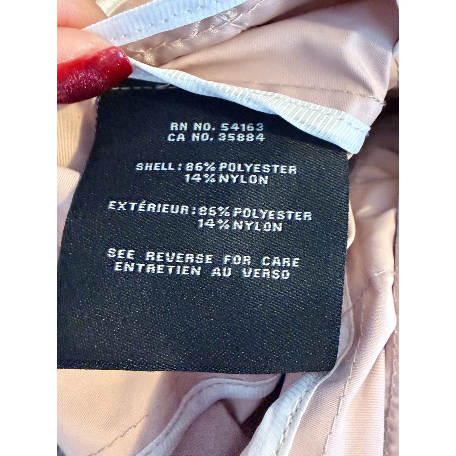 Cole Haan Signature Womens packable Pink Hooded Lightweight trench coat PM Size undefined - Image 8