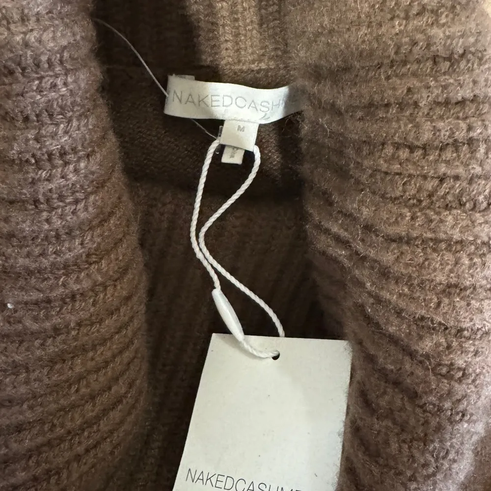 NakedCashmere brown Bruna Sleeveless Cashmere Turtleneck sweater vest NEW Size M - Image 8