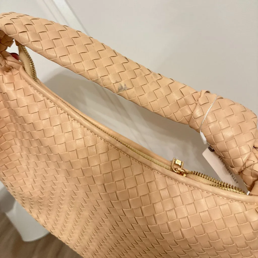 ANTHROPOLOGIE The Brigitte Satchel by Melie Bianco Oversized Edition Pink Combo - Image 7