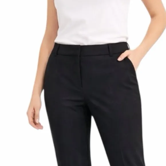 Chico’s Size 2.5 Short So Slimming Stretch Slim Straight Black Pants Women’s 14 - Image 7