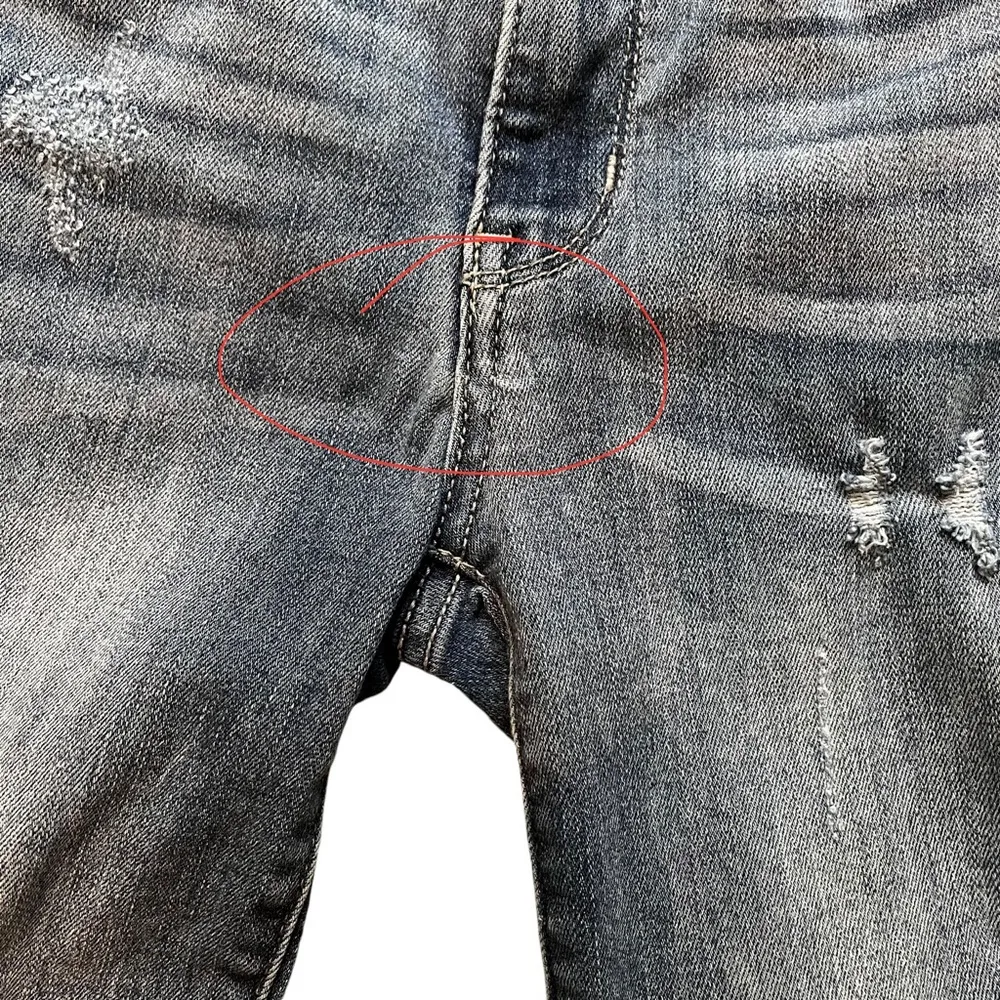 Judy Blue Shredding Up My Life Relaxed Fit Destroyed Distressed Jeans, Sz 3/26 - Image 15