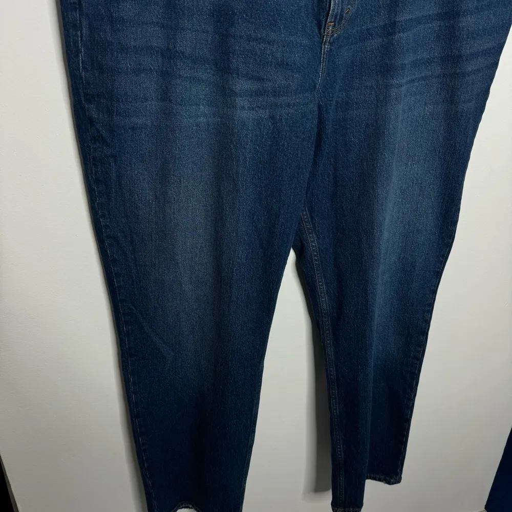 NWT Abercrombie & Fitch The 90's Straight Ultra High Rise Blue Wash Size 24 Long - Image 9