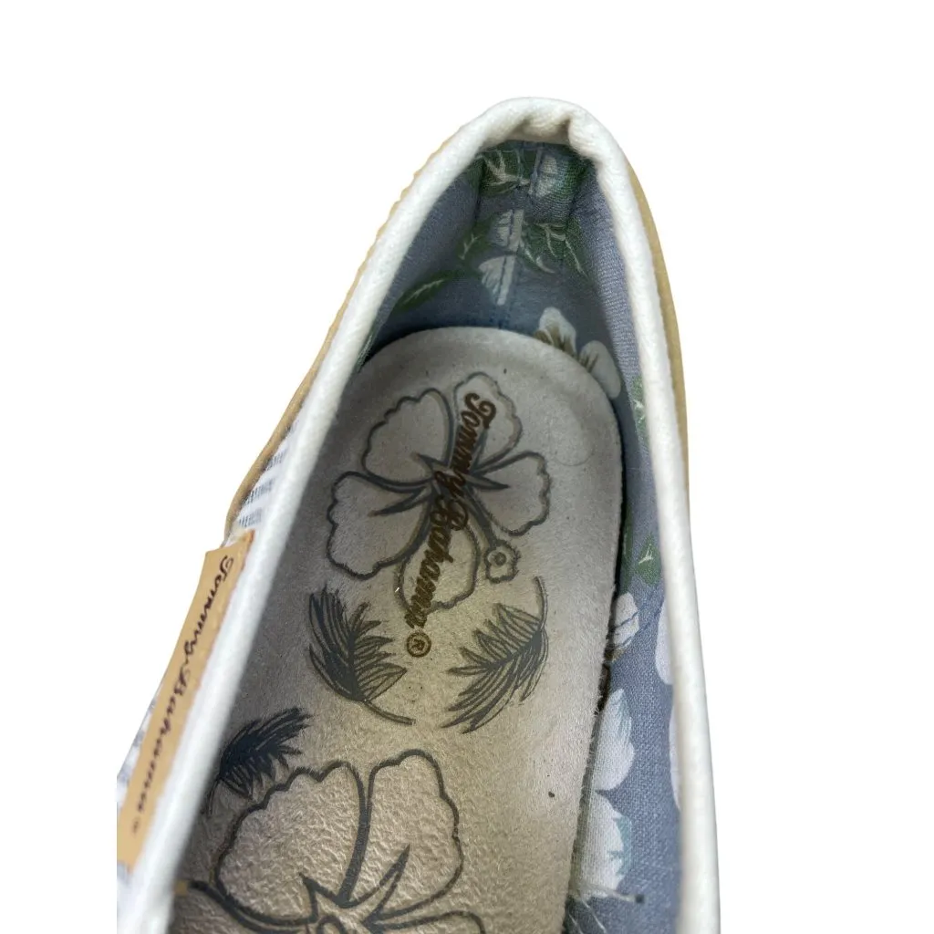 Tommy Bahama womans blue tan Slip-On loafers shoes Size 10 SKU 8868 - Image 11