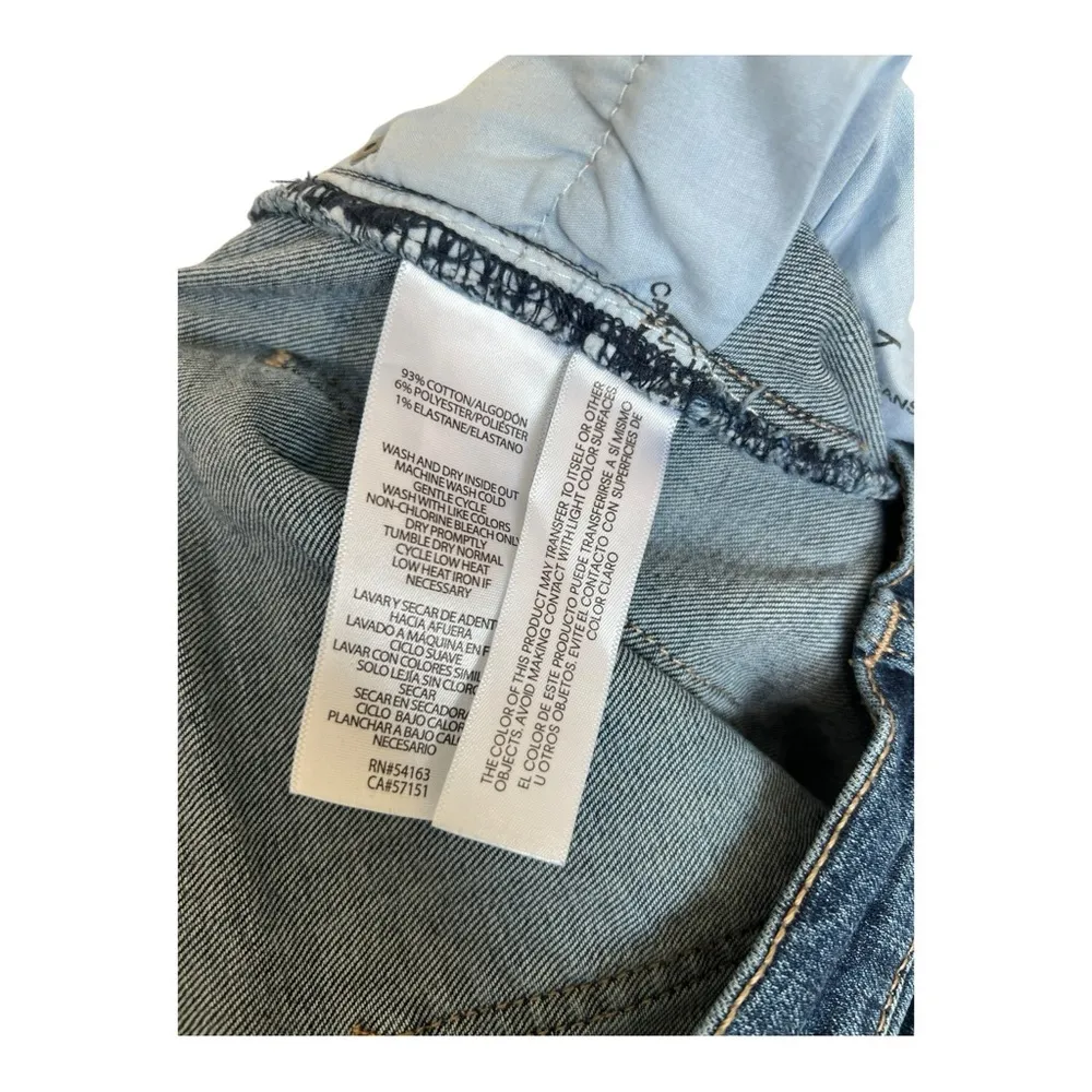 Calvin Klein High Rise Super Skinny Ankle Jeans Mid Blue Stonewash Size 6 - Image 5